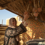 portrait for a Nubian girl from upper egypt aswan